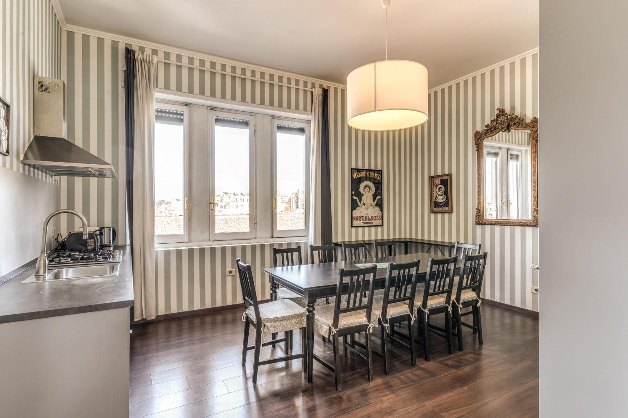 Downtown Srl - Imperial Panorama Penthouse Apartment Рим Екстериор снимка